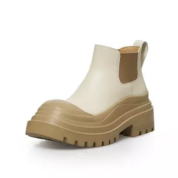 Сапоги челси Deep Breath с большим носком, белый