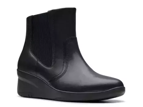 Сапоги-чуни на платформе Rae Clarks, Black