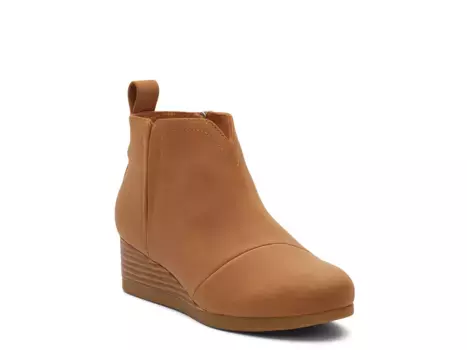 Сапоги Clare Wedge Bootie Toms, коричневый