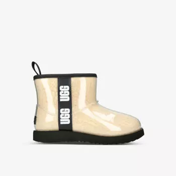 Сапоги Classic Clear Mini II из ПВХ и овчины 6-10 лет Ugg, бежевый