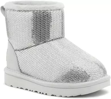 Сапоги Classic Mini Mirror Ball UGG, цвет Silver