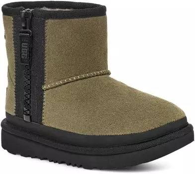 Сапоги Classic Mini Zipper Tape Logo UGG, цвет Burnt Olive