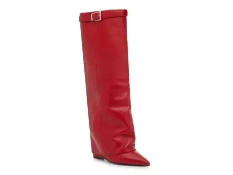 Сапоги Corenne Foldover Wedge Boot Steve Madden, красный