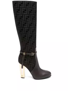 Сапоги Delfina 105 FENDI, коричневый