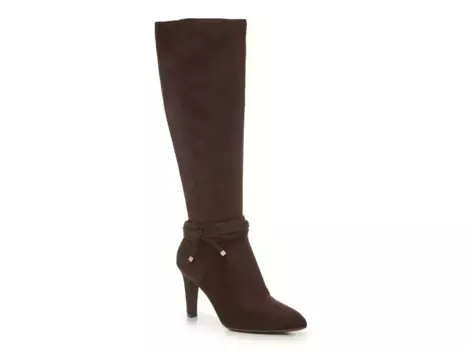 Сапоги Desi Wide Calf Boot Kelly & Katie, темно-коричневые