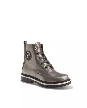 Сапоги девичьи серые кожаные Pablosky, серый