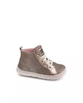 Сапоги для девочки на шнурках и молнии Pablosky, золотой