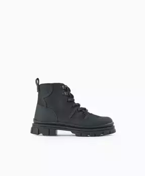 Сапоги для мальчика со шнурками Zippy, черный