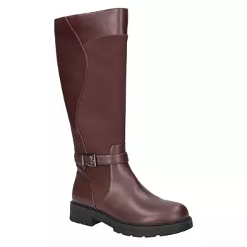 Сапоги для верховой езды с широким голенищем Erica plus от Easy Street, burgundy faux leather