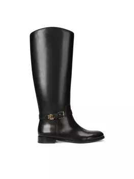 Сапоги до бедра Lauren Ralph Lauren, черный