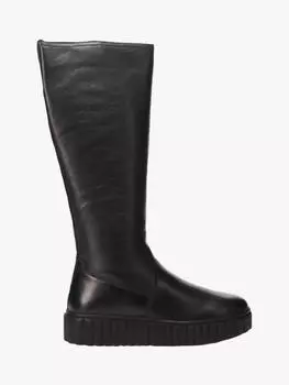 Сапоги до колен из кожи эрит Jones Bootmaker, черный