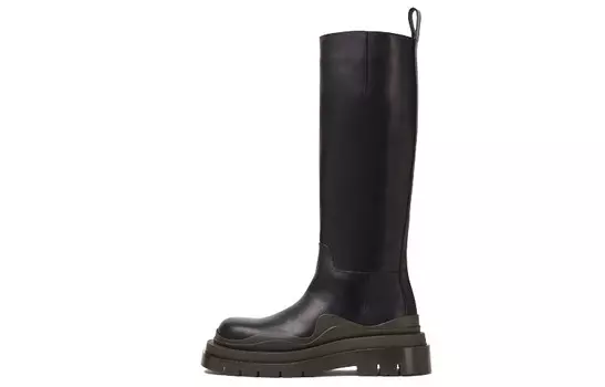 Сапоги до колена Bottega Veneta Tire, коричневый