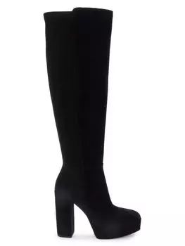 Сапоги до колена для вечеринок Stuart Weitzman, черный