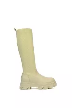 Сапоги до колена на массивной подошве 'Denah' XY London, бежевый