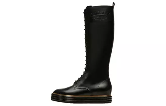 Сапоги до колена со шнуровкой Bally