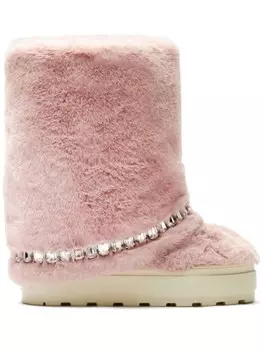 Сапоги Double Face Ortisei 80 Casadei, розовый