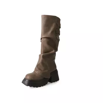 Сапоги Five-nine Dan seven Knee-high Boots Women's, черный