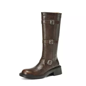 Сапоги Five-nine Dan seven Knee-high Boots Women's, черный