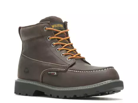 Сапоги Floorhand Moc Soft Toe Work Boot Wolverine, темно-коричневый