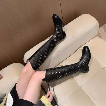 Сапоги FLOWERSKAM Knee-high Boots Women's, черный