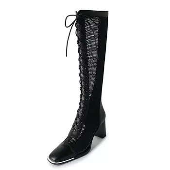 Сапоги FLOWERSKAM Knee-high Boots Women's, черный