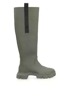 Сапоги Ganni, зеленый