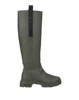 Сапоги Ganni, зеленый