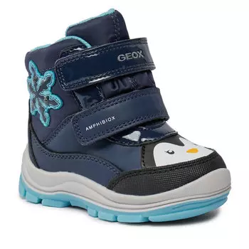 Сапоги Geox BFlanfil Girl, темно-синий