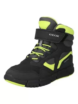 Сапоги Geox, цвет black/lime