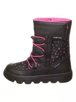 Сапоги Geox, цвет schwarz/pink
