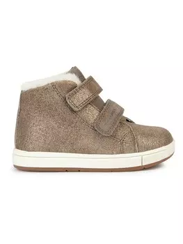 Сапоги Geox Leder-Winterboots Trottola, цвет Hellbraun/Wei