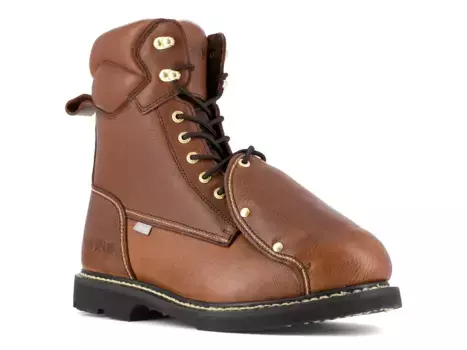 Сапоги Groundbreaker Tall Steel Toe Work Boot Iron Age, темно-коричневый