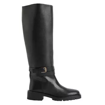 Сапоги H&amp;M Knee-High Leather, черный