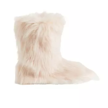 Сапоги H&M Warm-lined Fluffy, кремовый