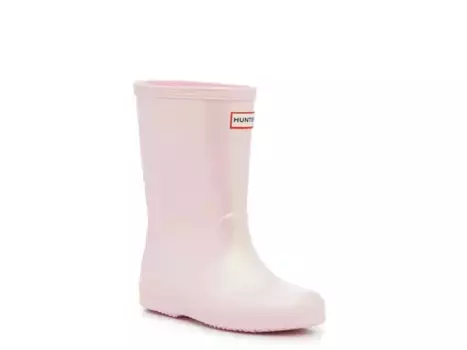 Сапоги HUNTER First Nebula Rain Boot - детские, Bella светло-розовые переливающиеся