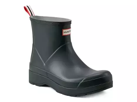 Сапоги HUNTER Play Short Rain Boot - мужские, темно-зеленые