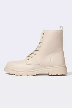 Сапоги из экокожи Defacto, бежевый