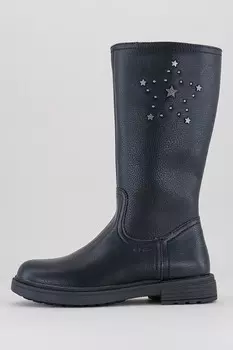 Сапоги из экокожи Geox, черный