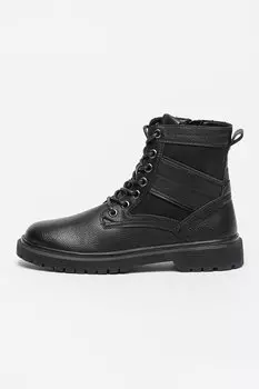 Сапоги из экокожи с тиснением Bullboxer, черный