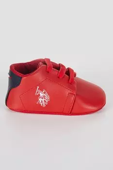 Сапоги из экокожи U S Polo Assn , красный