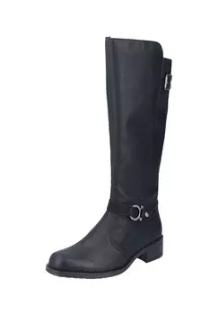 Сапоги из искусственной кожи Rieker, черный