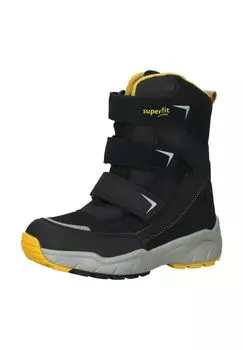 Сапоги из искусственной кожи/текстиля superfit, цвет Schwarz Gelb