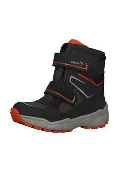Сапоги из искусственной кожи/текстиля superfit, цвет Grau/Orange
