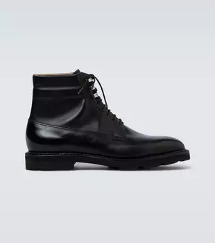 Сапоги из кожи ольхи John Lobb, черный