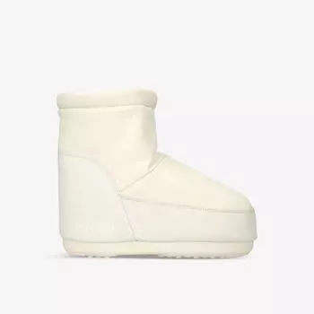 Сапоги из водоотталкивающей ткани с логотипом Moon Boot, бежевый