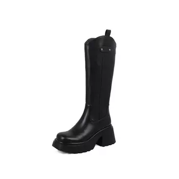 Сапоги JIUXINGDAO Knee-high Boots Women's, коричневый