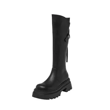 Сапоги JIUXINGDAO Knee-high Boots Women's, коричневый