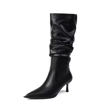 Сапоги JIUXINGDAO Knee-high Boots Women's, черный