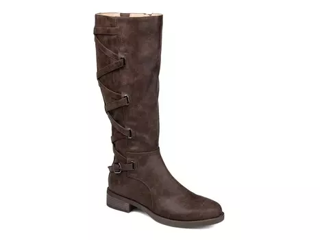 Сапоги Journee Collection Carly, темно-коричневый