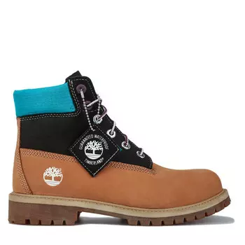 Сапоги качественные 15 см Timberland, коричневый